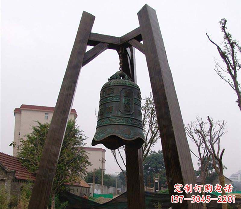 重庆大型铜钟雕塑——倍受关注的雕塑定制品