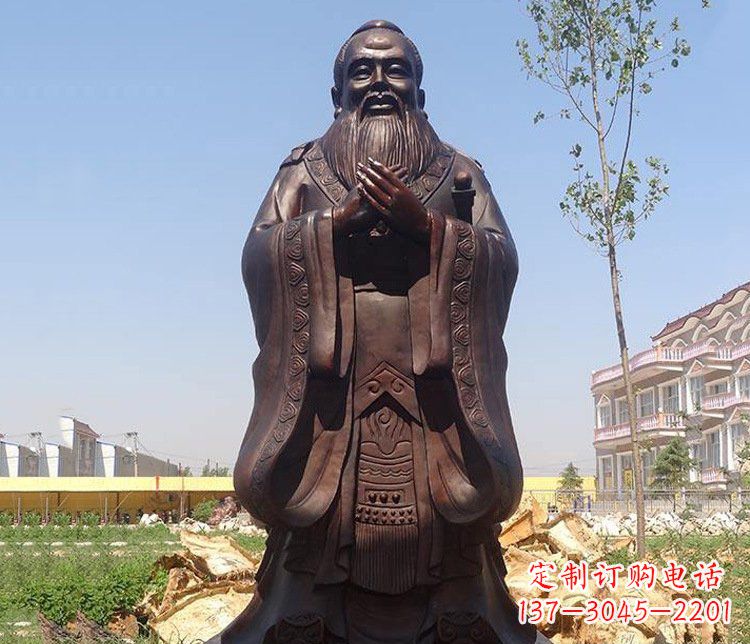 重庆精美的纪念孔子雕像,珍藏中华文化精髓