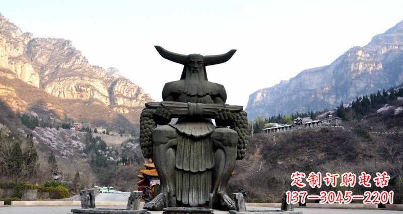 重庆中领雕塑炎帝景观铜雕