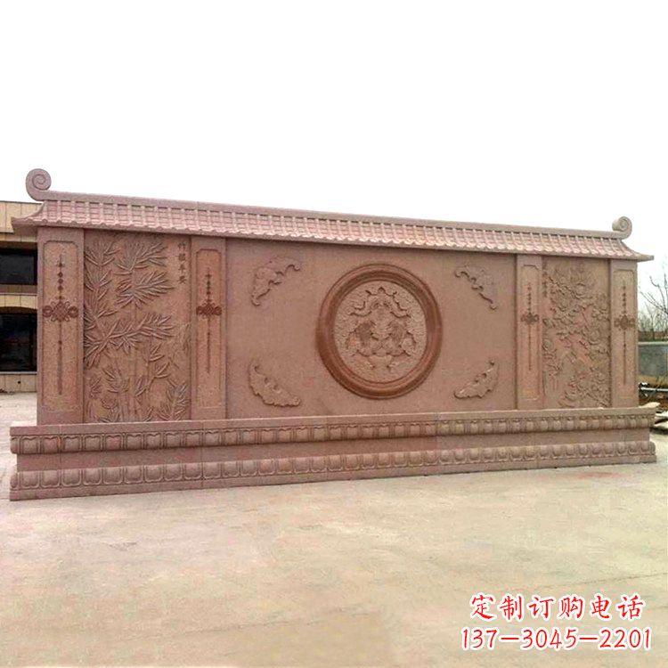 重庆广场影壁石雕
