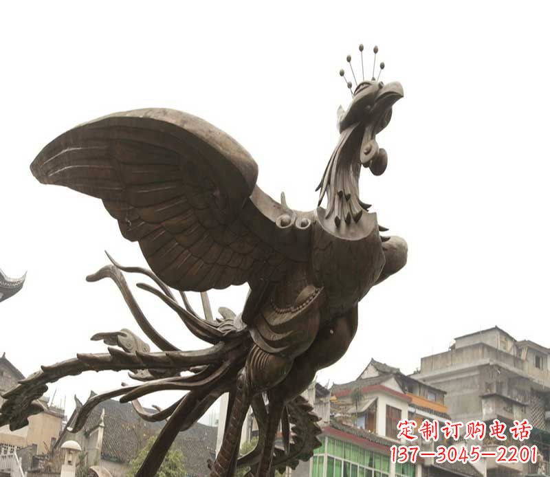 重庆世界级凤凰景观铜雕