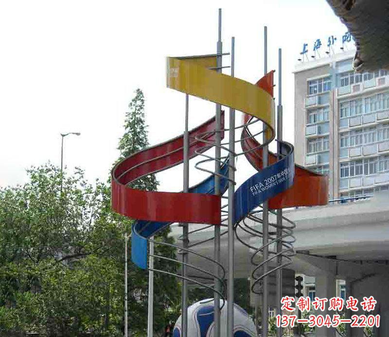 重庆精美的不锈钢足球雕塑