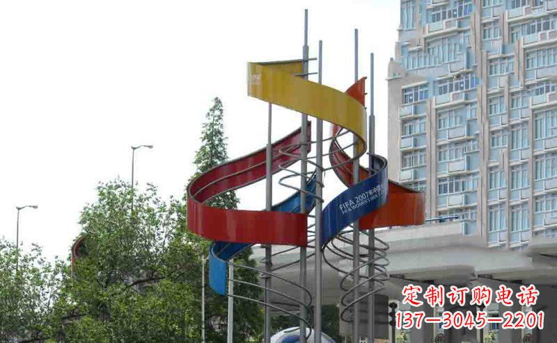 重庆中领雕塑:不锈钢足球雕塑