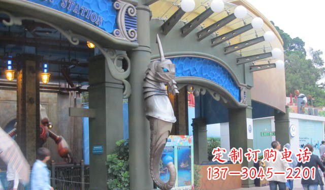 重庆海马铜雕
