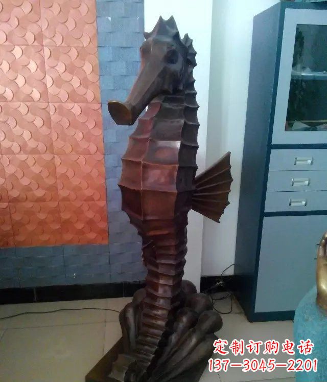 重庆海马铸铜动物铜雕