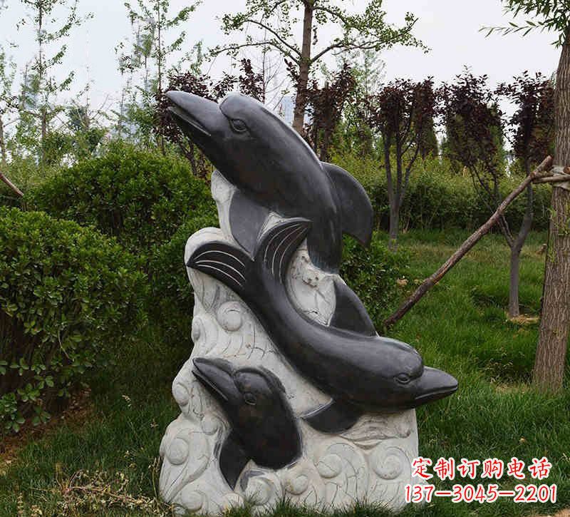 重庆特色海豚雕塑,带您体验最真实的海洋梦想