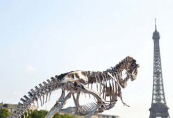 重庆精美不锈钢恐龙雕塑