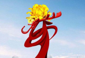 重庆中领雕塑：牡丹花开，把美景永久定格