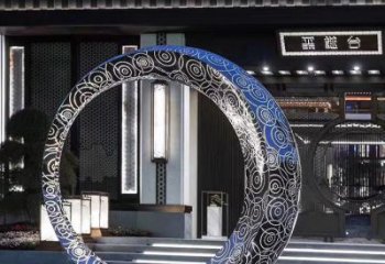 重庆精致圆环喷泉雕塑陪伴你的绿色城市