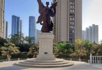 重庆中领雕塑：精致的女神铜雕