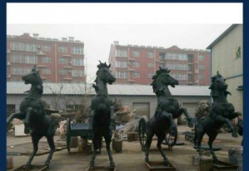 重庆中领雕塑推出的优雅动物铜雕飞马，以其出色…