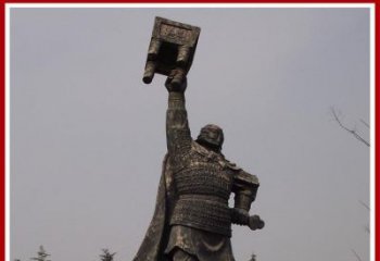 重庆铜雕威武将军雕塑，雕刻极致端庄风采