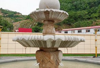 重庆中领雕塑海螺石雕喷泉精致装点室外空间