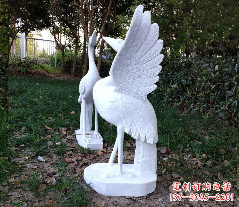 重庆艺术级典雅的丹顶鹤雕塑