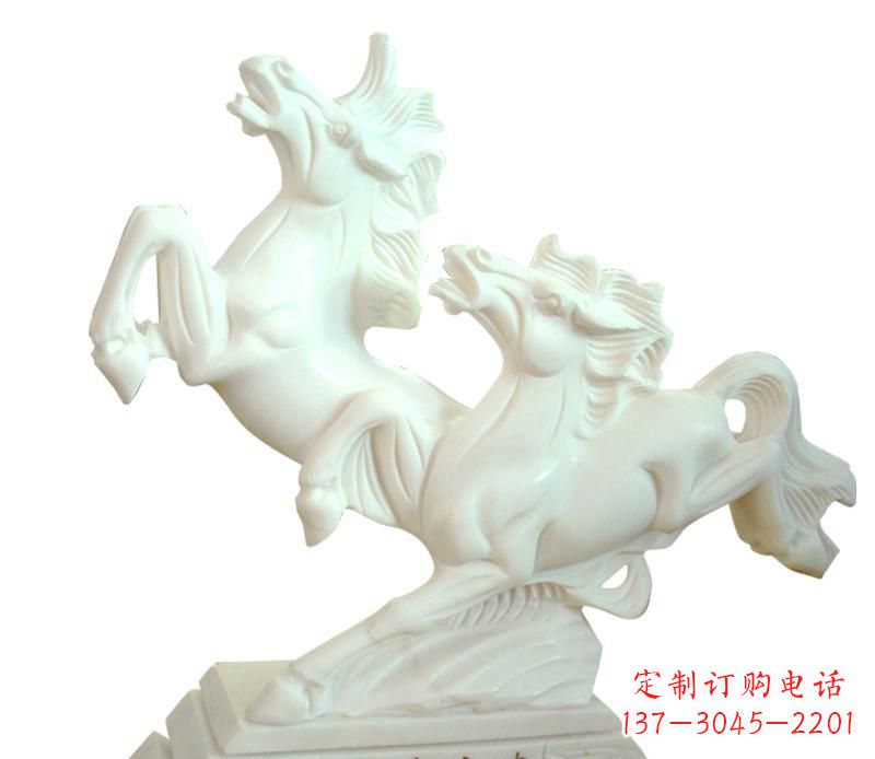 重庆汉白玉动物飞马雕塑