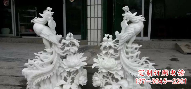 重庆中领雕塑汉白玉凤凰雕塑