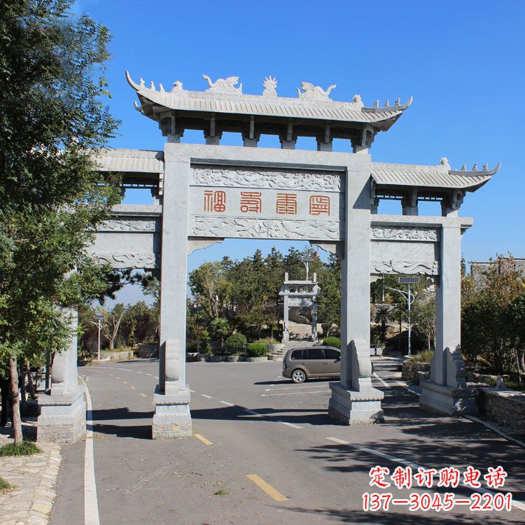 重庆全国工艺品级石雕牌坊