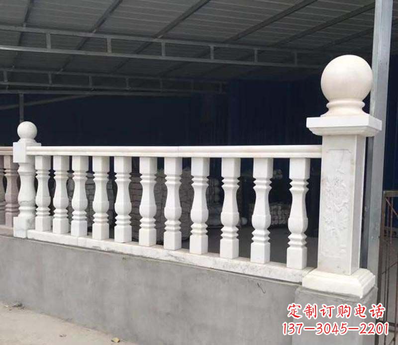 重庆汉白玉栏杆景观雕塑