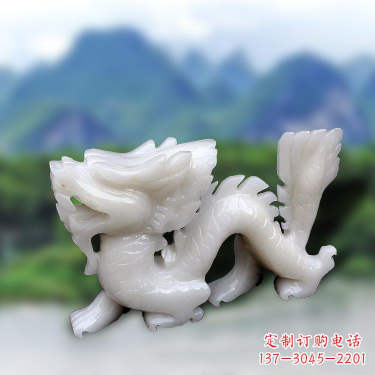 重庆汉白玉龙雕塑