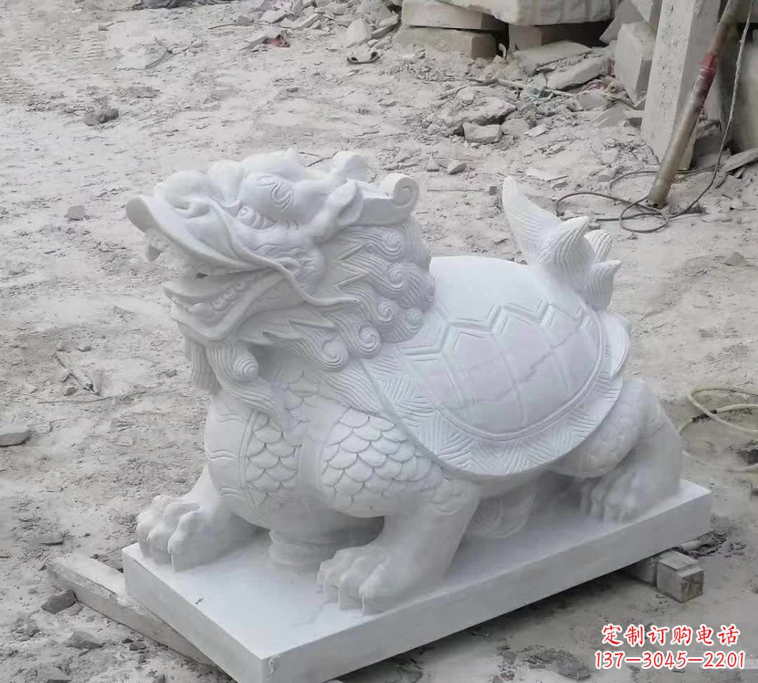 重庆汉白玉精美动物雕塑