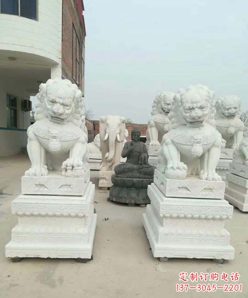 重庆精美狮子雕塑,复古典雅高贵