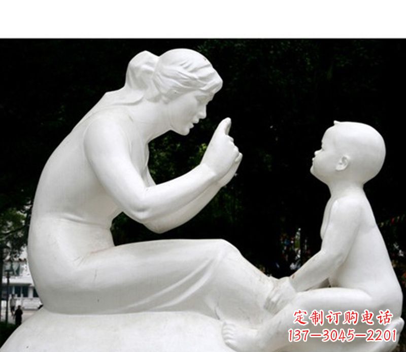 重庆中领雕塑,创造传统的母爱石雕