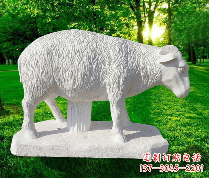 重庆高精度玉雕山羊石雕