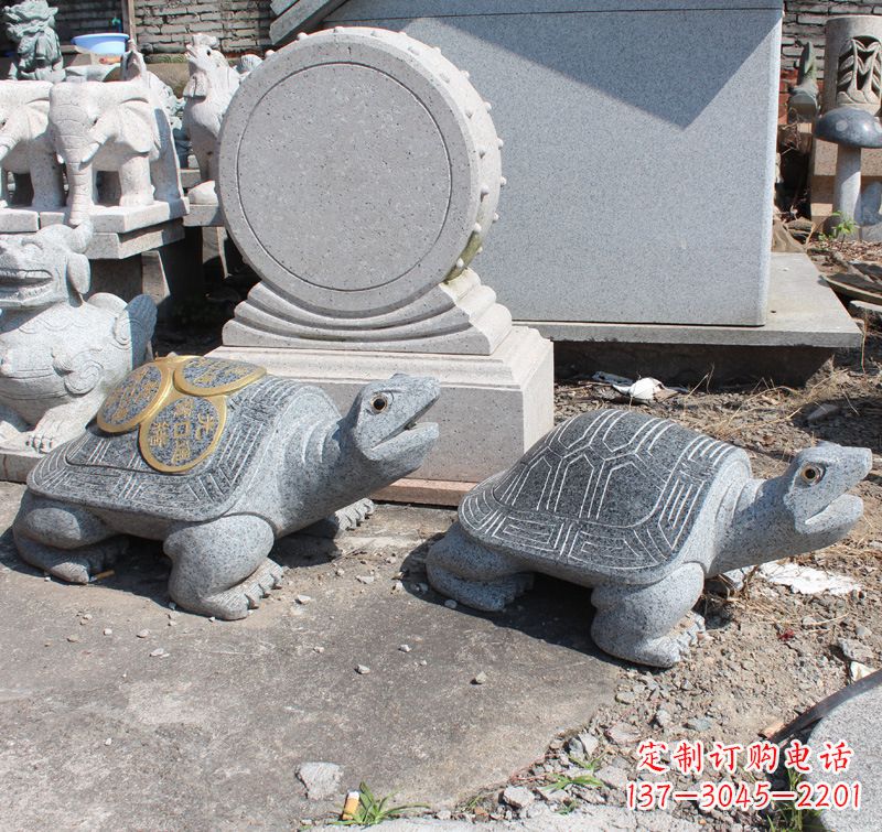 重庆质朴弥足细节的乌龟雕塑