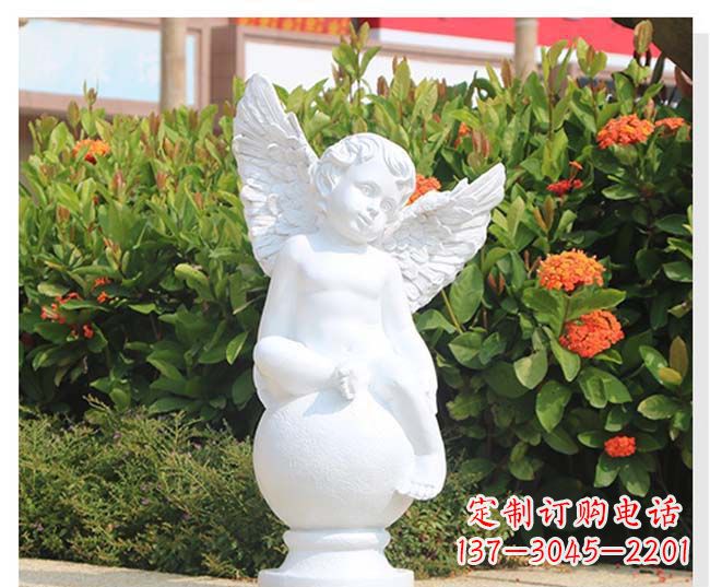 重庆汉白玉小天使公园西方人物石雕