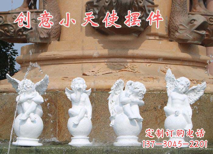 重庆中领雕塑:汉白玉小天使雕塑