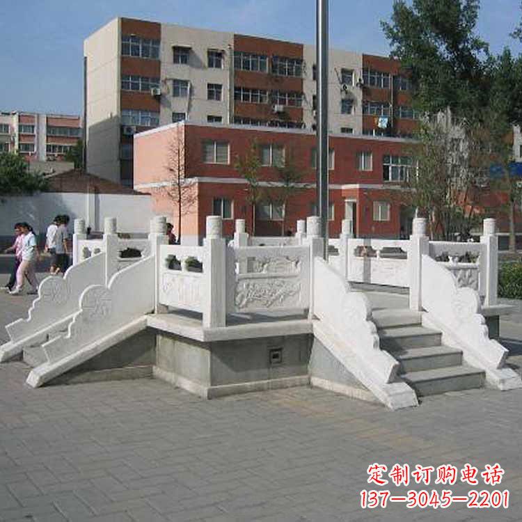 重庆汉白玉学校升旗台雕塑