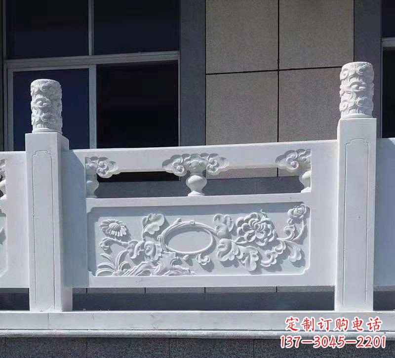 重庆汉白玉走廊栏板雕塑