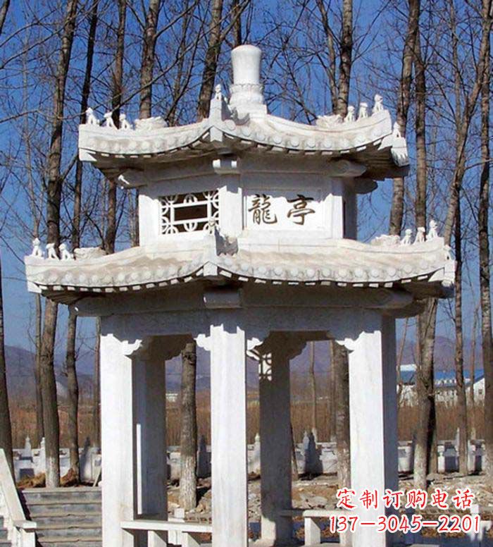 重庆合肥双层石雕凉亭,助您畅享凉爽景致