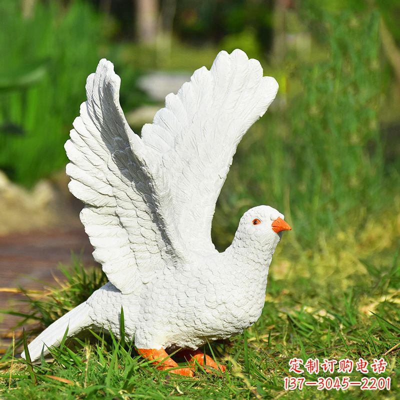 重庆传递和平的记忆,赠送给世界的和平鸽雕塑