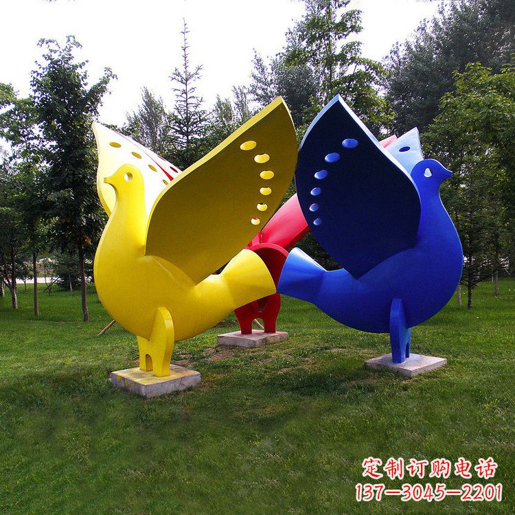 重庆和平鸽雕塑图片大全