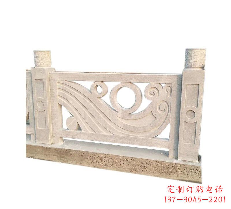 重庆精美石栏板雕塑,点缀河边桥梁的美丽