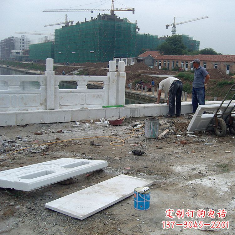 重庆河道石栏杆雕塑-做出精美的石景艺术