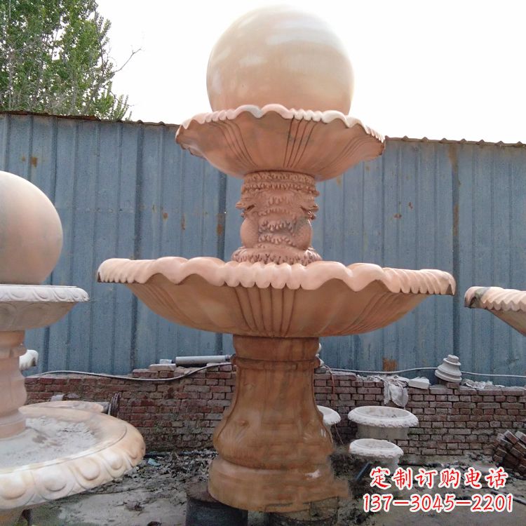 重庆红色风水球
