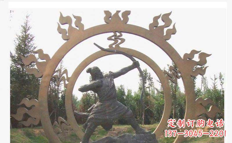 重庆专业定制后羿雕塑,完美彰显人物神韵