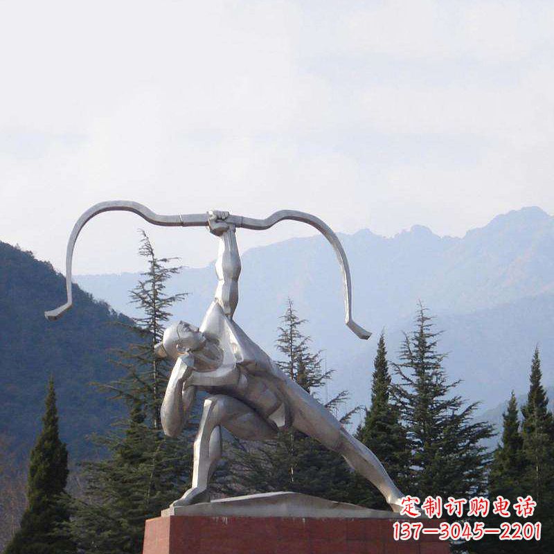 重庆后羿雕塑,不锈钢雕塑制作&定制