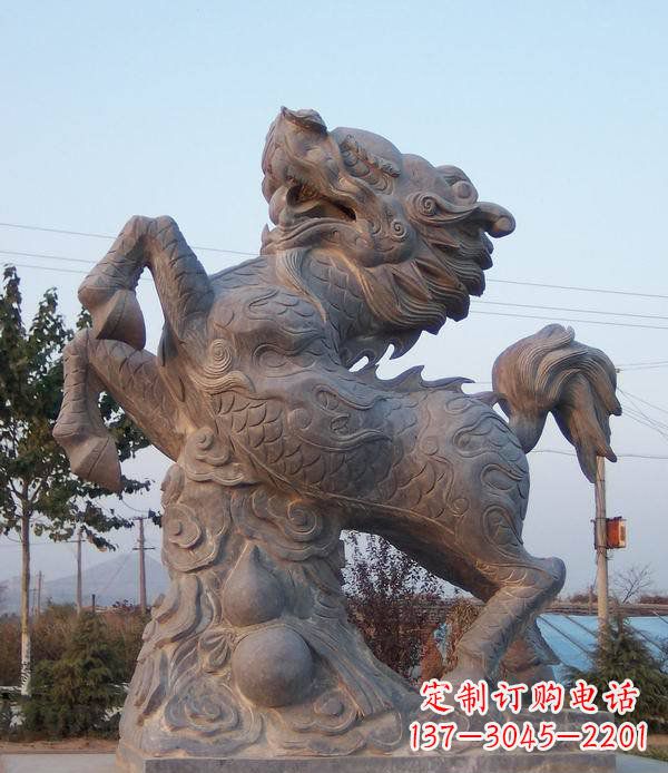 重庆葫芦麒麟神兽石雕