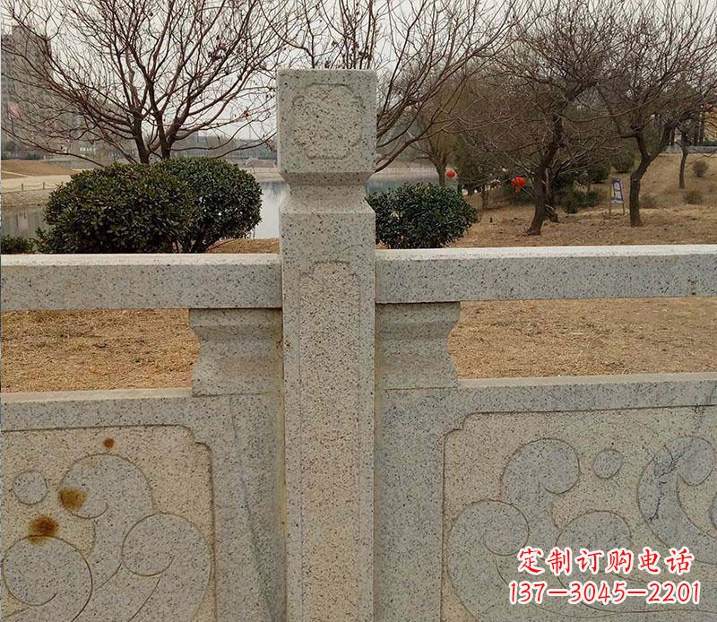 重庆户外大理石栏板石雕 (2)