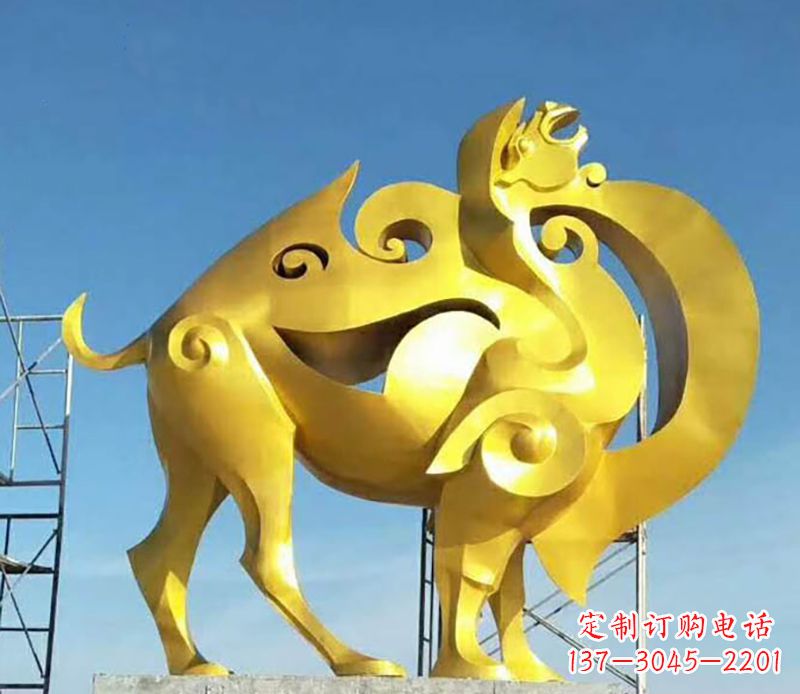 重庆精美骆驼雕塑——为你的空间增添独一无二的美感