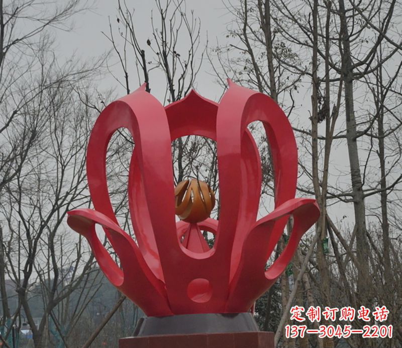 重庆巧夺天工的紫荆花雕塑