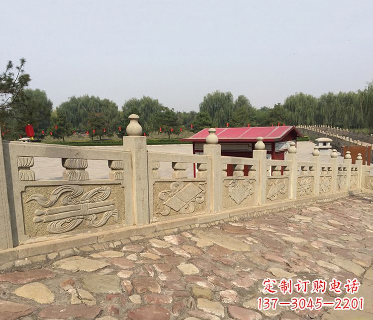 重庆护城河大理石栏板雕塑