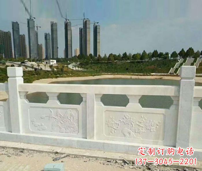 重庆护城河建筑石雕栏板,精美绝伦