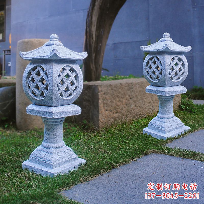 重庆花岗岩石灯笼雕塑——点缀家园,照亮晚宴