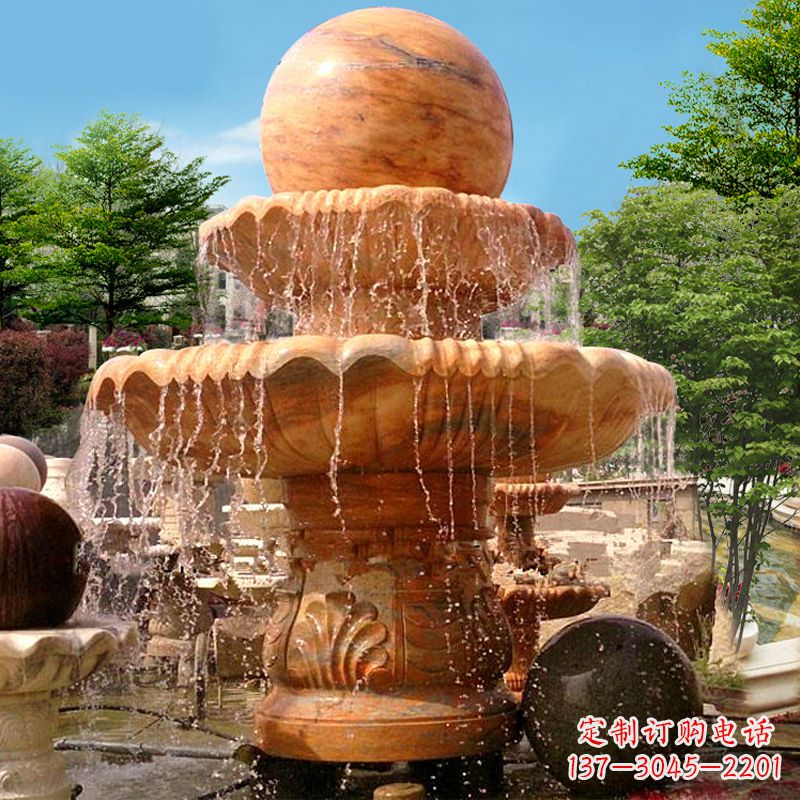 重庆花岗岩石雕塑风水球,汇聚优雅与高贵
