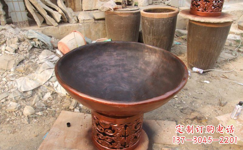 重庆铜雕花盆,为景观打造精致无瑕