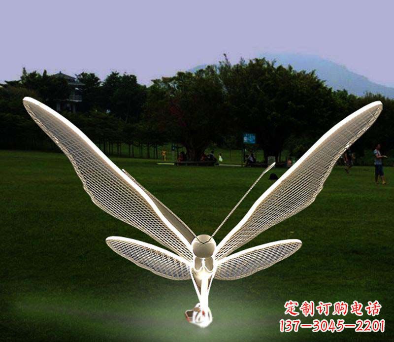 重庆花园不锈钢装饰蝴蝶雕塑